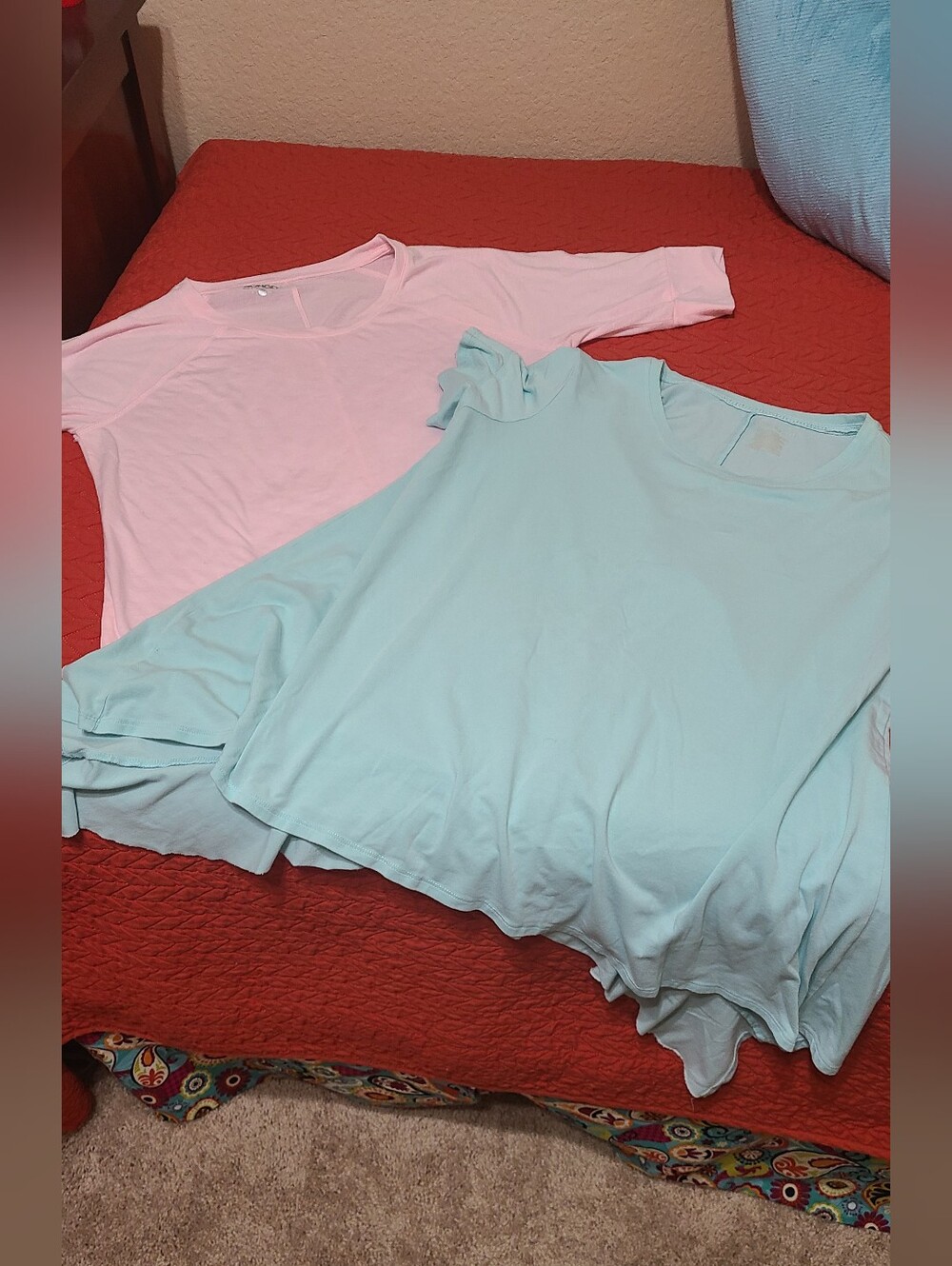 Westbound Light Turquiose & Bongo Baby Pink Tees